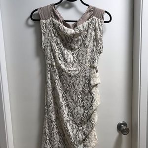 Covet Lace and Silk Dress